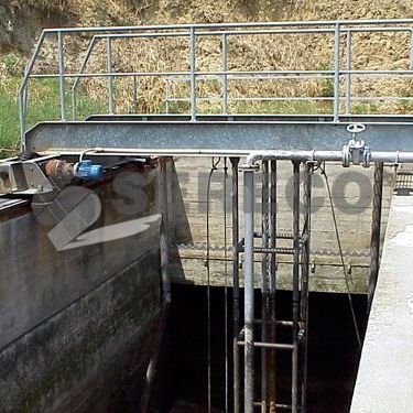 Sistema de aspiración de lodos para piscina de sedimentación - PRVA - SERECO 