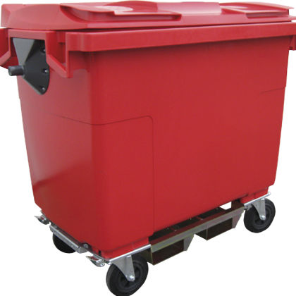Contenedor de residuos de plástico - DID - SULO Umwelttechnik GmbH  - para residuos peligrosos / 4 ruedas