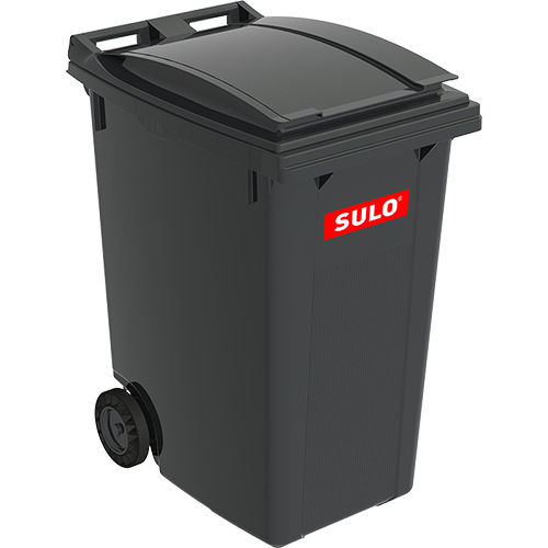Contenedor de residuos de plástico - DASRI - SULO Umwelttechnik GmbH  - para residuos peligrosos / con tapa / 4 ruedas