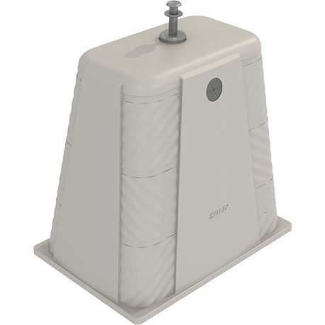 Contenedor de residuos de acero - AZTEKA - SULO Umwelttechnik GmbH  - para papel / de reciclaje / apilable