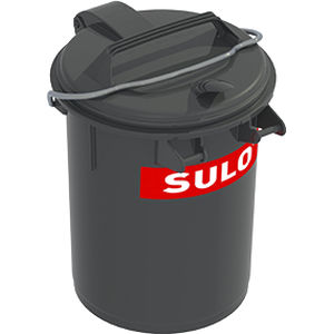Cubo de basura de plástico - SME - SULO Umwelttechnik GmbH  - para residuos domésticos / para papel / con asidero