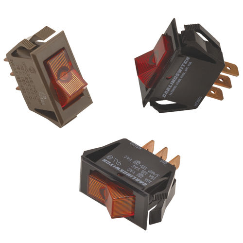 Interruptor basculante - LTA  - Carling Technologies - unipolar / aislado / enchufable