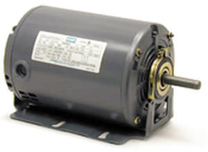 Motor asíncrono - LEESON Electric - AC / monofásico / con condensador permanente