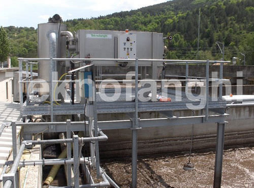 Espesador de tornillo - SCRUDRAIN® - Teknofanghi s.r.l.  - para instalación de tratamiento de aguas residuales