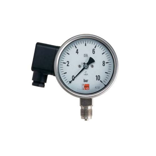 Manómetro diferencial - MAN-C - KOBOLD Messring GmbH - analógico / con brida / de acero inoxidable