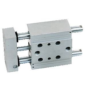 Unidad de guiado lineal de patín - GS series - Compact Automation Products - para cilindro / compacta / neumática