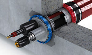 Prensaestopas de plástico - BKD 150 - UGA System-Technik - resistente al fuego / empotrable