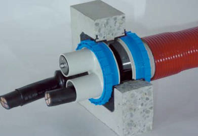 Prensaestopas de plástico - KD 150 - UGA System-Technik - resistente al fuego / empotrable