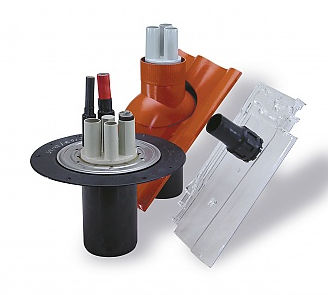 Sistema de pasamuros para tuberías - ø 7 - 78 mm | MSD - UGA System-Technik - para cable / resistente al agua / para aplicaciones de telecomunicaciones