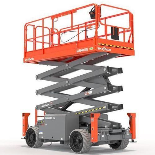 Plataforma elevadora de tijera móvil - SJ6940 RTE - Skyjack - con ruedas / autopropulsada / totalmente eléctrica