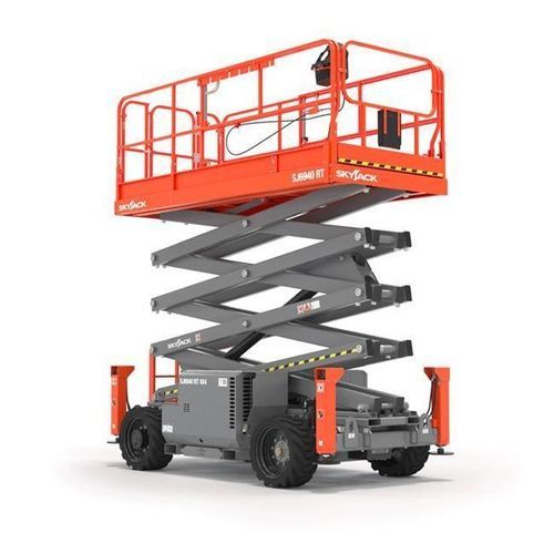 Plataforma elevadora de tijera móvil - SJ6940 RT - Skyjack - con ruedas / autopropulsada / diésel