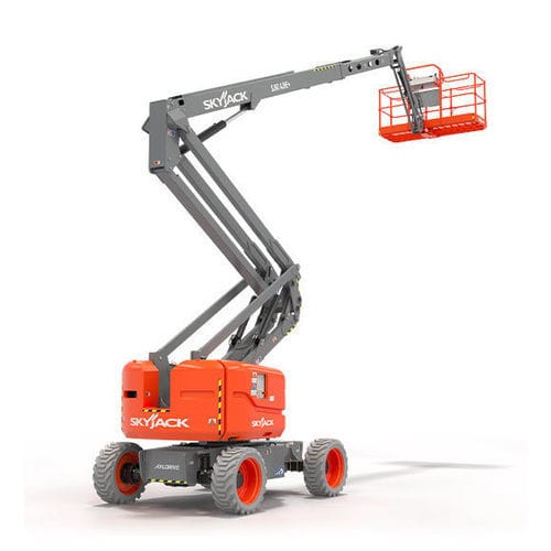 Cesta articulada con ruedas - SJ45/60 AJHE+ - Skyjack - autopropulsada / móvil / híbrida