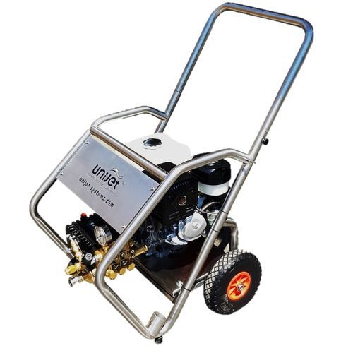 Limpiador de alta presión de agua fría - 300G15 JET ECO - UNIJET SYSTEMS  - con motor de gasolina / móvil / de acero inoxidable