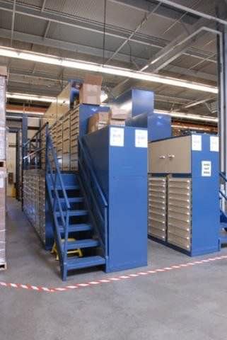 Entreplanta industrial - MaxiMezz™, MiniMezz™ - Stanley Vidmar