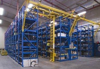 Sistema de estanterías para cargas pesadas - STAK System® - Stanley Vidmar - con paleta / para producto de gran tamaño / con puente apilador