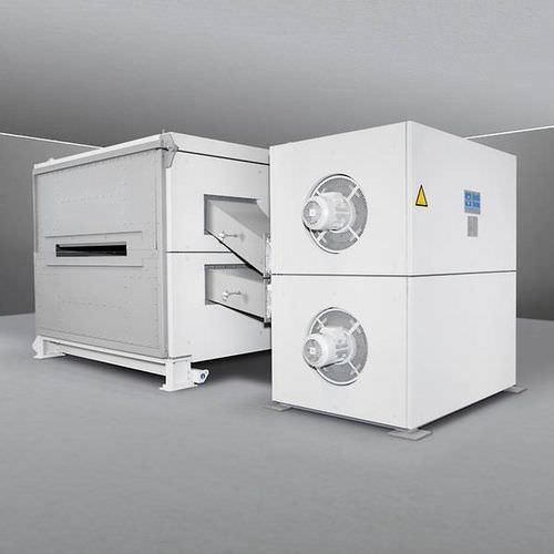 Secador de lecho fluidizado - Ventilatorenfabrik Oelde - continuo / refrigerador / con transportador de cinta