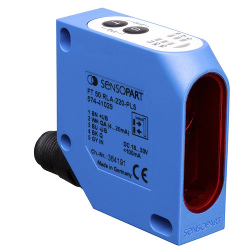 Sensor de distancia láser - FT 50 RLA - SensoPart Industriesensorik GmbH - compacto