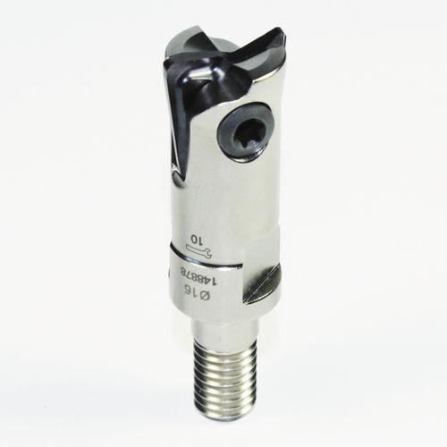 Fresa de punta esférica - UNIWORX® PLUS  - POKOLM Frästechnik GmbH & Co. KG - de plaquitas intercambiables / de desbaste / de acabado
