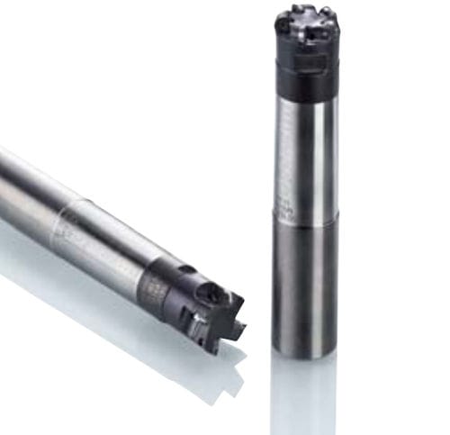 Fresa de dos cortes - DUOPLUG® - POKOLM Frästechnik GmbH & Co. KG - de plaquita / de gran rigidez / para corte