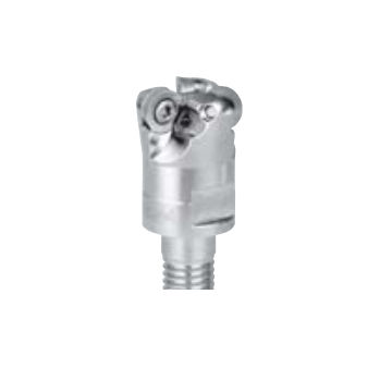 Fresa de dos cortes - 3 25 200/7 - POKOLM Frästechnik GmbH & Co. KG - de plaquita / para acero inoxidable / con gran ángulo de hélice