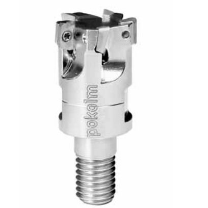 Fresa de dos cortes - SLOTWORX® S - POKOLM Frästechnik GmbH & Co. KG - de acabado / de plaquitas intercambiables / de desbaste