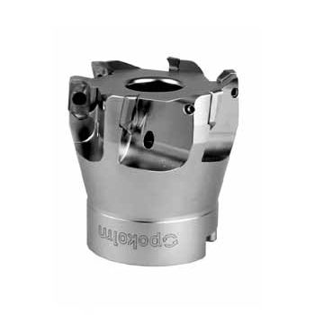Fresa de dos cortes - SLOTWORX® M - POKOLM Frästechnik GmbH & Co. KG - de punta esférica / de acabado / de plaquitas intercambiables