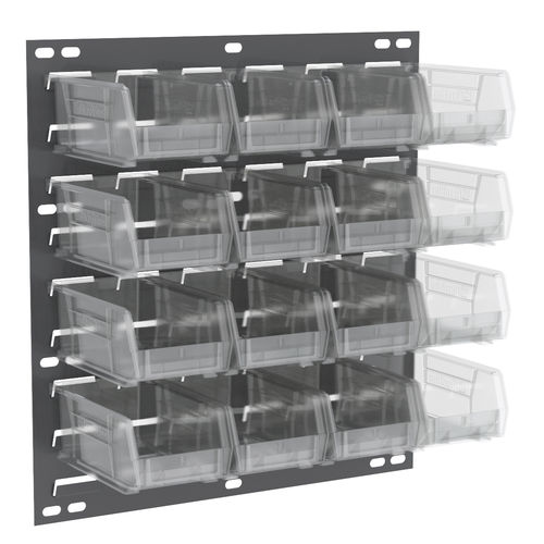 Panel perforado con cubetas con abertura frontal - 30618 - Akro Mils