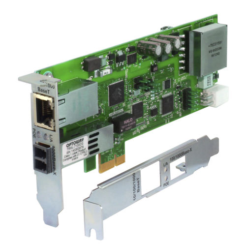 Tarjeta interfaz red PCIe - N-GXE-POE-xx-01 - Nom du compte Lantronix - Ethernet