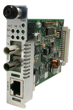 Convertidor de medios - CSEFE10xx-10x - Nom du compte Lantronix - de fibras ópticas