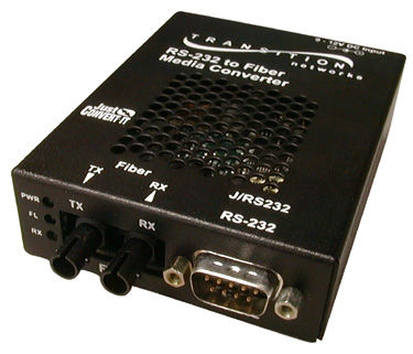 Convertidor de medios - J/RS232-xF-01(xx) - Nom du compte Lantronix - en serie / de fibras ópticas