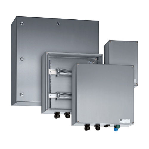 Caja de terminales de acero inoxidable cepillado - 8150/1-0360-0360-091-3311 - R. STAHL AG - de pared / antideflagrante / IP66