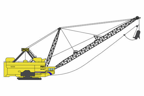 Excavadora de grandes dimensiones - 9010C - KOMATSU FORKLIFT - con orugas / para minas / de gran alcance
