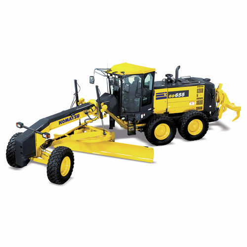 Motoniveladora de exterior - GD655-6 - KOMATSU FORKLIFT - para obra