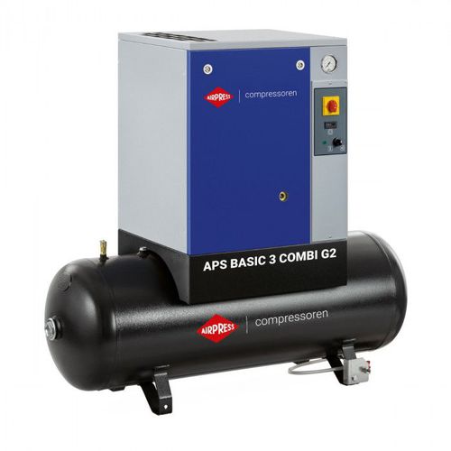 Compresor de tornillo - APS 3 Basic G2 Combi  - AIRPRESS - de aire / con motor eléctrico / estacionario