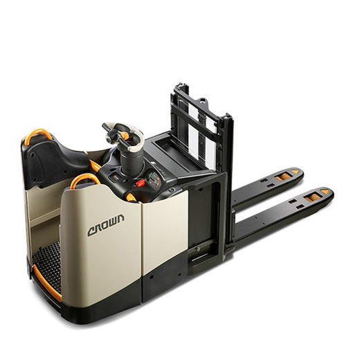 Apiladora eléctrica - DT 3040 series - CROWN - para conductor de pie / 24 V / para el transporte de 2 paletas a la vez
