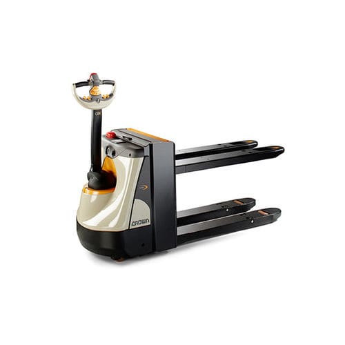 Transpaleta eléctrica - WP 3280-2.0  - CROWN - 24 V / de gran elevación / compacta