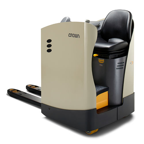 Transpaleta eléctrica - RT 4040-2.0  - CROWN - con operador sentado de lado / 24 V / para almacén