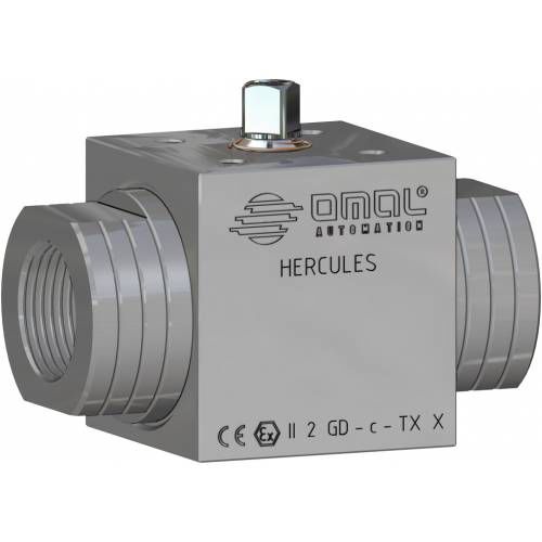 Válvula de bola - HERCULES - OMAL Spa - de palanca / de petroleo / para gas