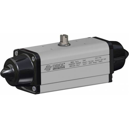 Actuador para válvula neumático - SR series - OMAL Spa - rotativo / ISO / de aluminio