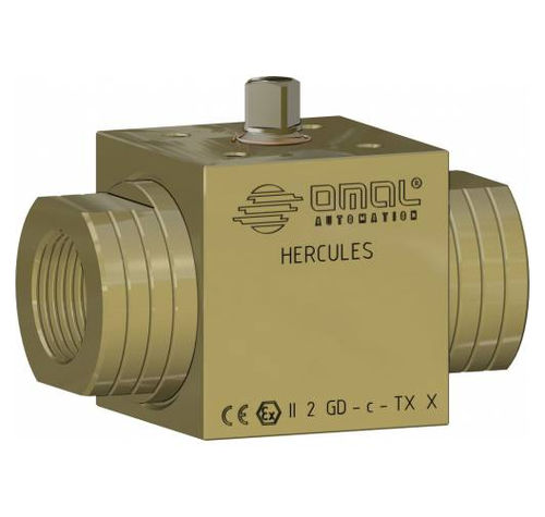 Válvula de bola - HERCULES - OMAL Spa - de palanca / de petroleo / para gas
