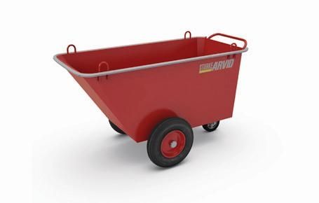 Volquete basculante para residuos - max. 750 kg  - Aliatool - con ruedas