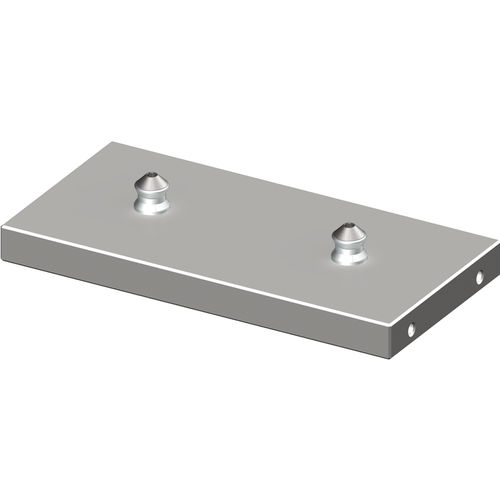 Placa de fijación de aluminio - 6204P-S SERIES - ANDREAS MAIER GmbH & Co. KG (AMF) - rectangular