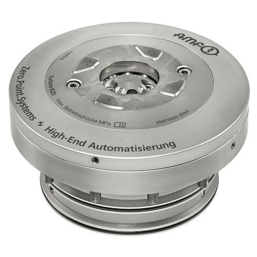 Cilindro de sujeción de punto cero con turbina para instalaciones automatizadas - 6102H - ANDREAS MAIER GmbH & Co. KG (AMF) - rápido