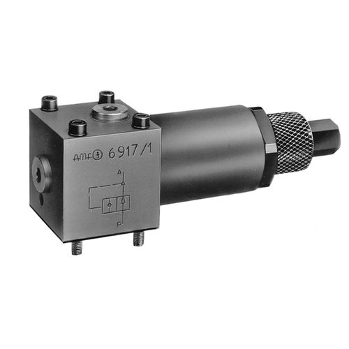 Válvula de pistón - 6917-1 - ANDREAS MAIER GmbH & Co. KG (AMF) - con control hidráulico / de reducción de presión / con sistema shut-off