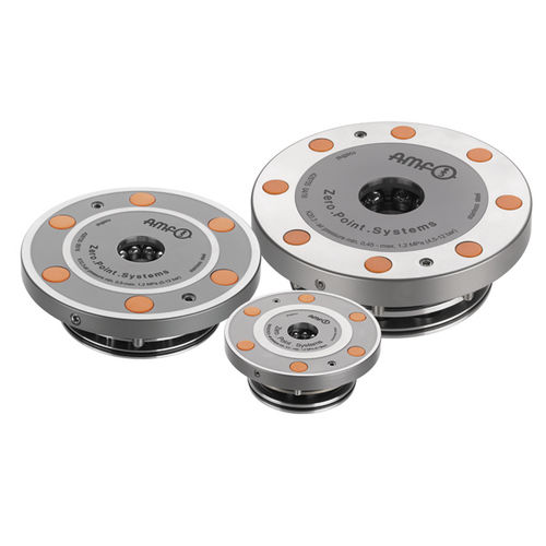 Cilindro de sujeción de punto cero integrable - 6206LA - ANDREAS MAIER GmbH & Co. KG (AMF) - redondo