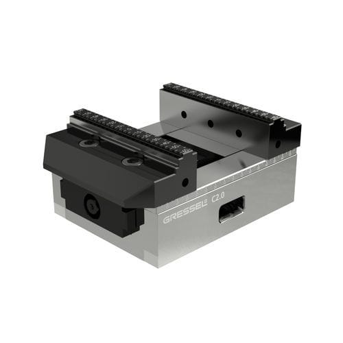 Mordaza para máquina herramienta - C2.0 series - GRESSEL - modulable / de precisión / compacta
