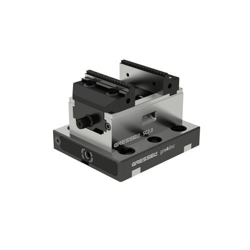 Cilindro de sujeción de punto cero integrado - gre4doc  - GRESSEL - plano