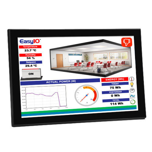 HMI con pantalla táctil capacitiva - SystemView - johnson controls - empotrable / ARM Cortex / Androïd