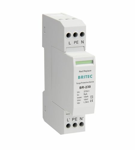 Protector de sobretensión de tipo 3 - BR-230 series - Britec Electric Co., Ltd - clase II / de red eléctrica / para equipamiento electrónico