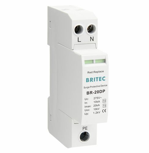 Protector de sobretensión de tipo 3 - BR-20DP 2P series - Britec Electric Co., Ltd - clase III / de instalación eléctrica / de red eléctrica